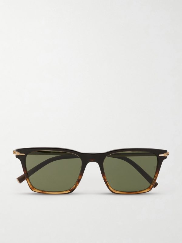 R-19 D-Frame Acetate and Gold-Tone Sunglasses R-19 D-Frame Acetate and Gold-Tone Sunglasses