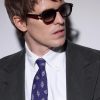 Menkar Round-Frame Acetate Sunglasses - BK Menkar Round-Frame Acetate Sunglasses - BK