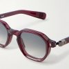 Menkar Round-Frame Acetate Sunglasses - CU Menkar Round-Frame Acetate Sunglasses - CU