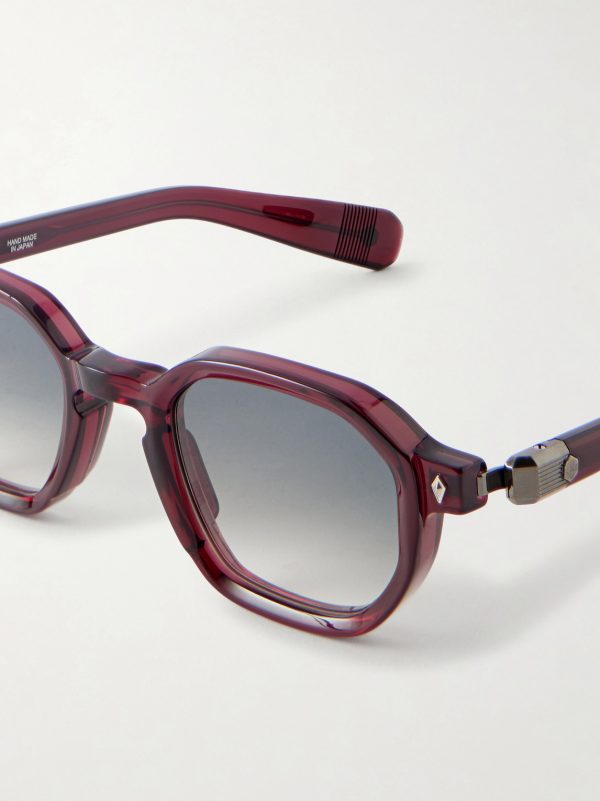 Menkar Round-Frame Acetate Sunglasses - CU Menkar Round-Frame Acetate Sunglasses - CU