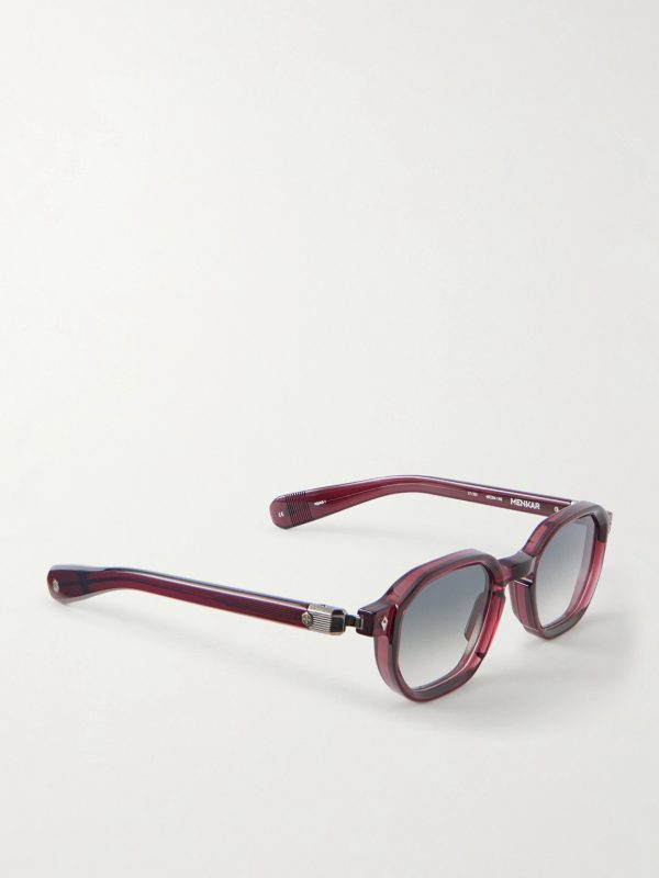 Menkar Round-Frame Acetate Sunglasses - FR Menkar Round-Frame Acetate Sunglasses - FR