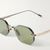Glass Square Frame Terebellum II Sunglasses - CU