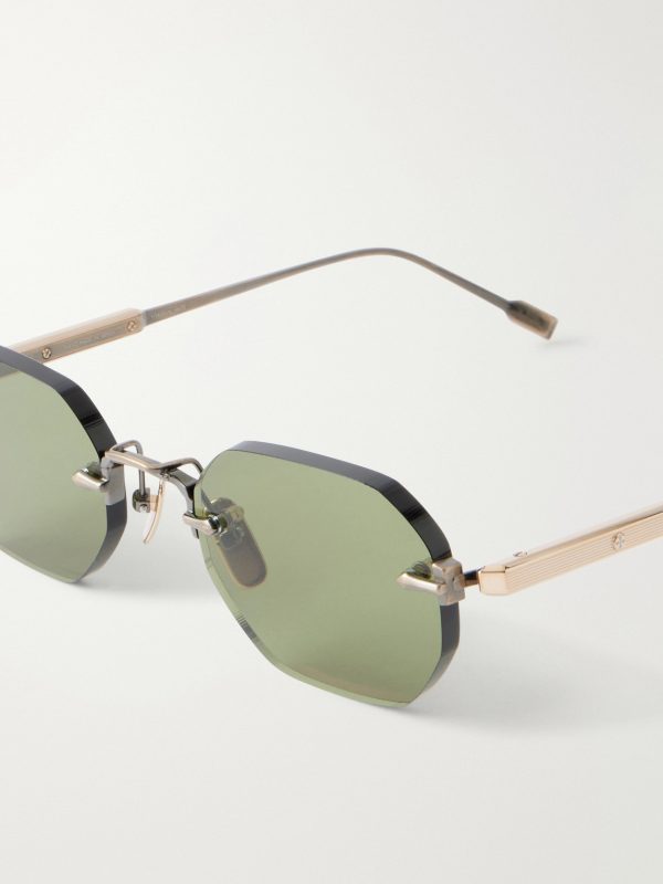 Glass Square Frame Terebellum II Sunglasses - CU