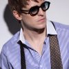Elnat Round-Frame Acetate Sunglasses - BK
