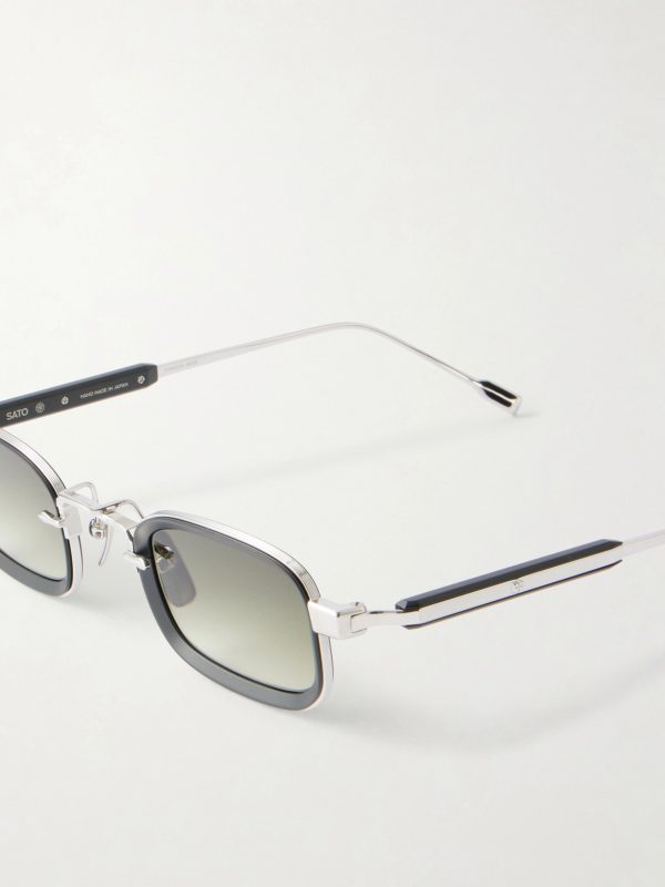 Canicula Square-Frame Titanium Sunglasses - CU