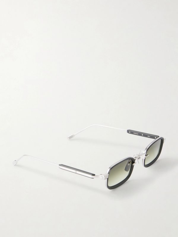 Canicula Square-Frame Titanium Sunglasses - FR