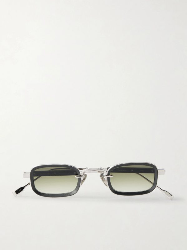 Canicula Square-Frame Titanium Sunglasses