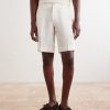 Straight-Leg Garment-Dyed Linen Shorts - FR Straight-Leg Garment-Dyed Linen Shorts - FR