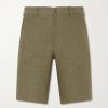 Straight-Leg Linen Shorts Straight-Leg Linen Shorts