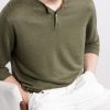 Linen Henley T-Shirt - CU Linen Henley T-Shirt - CU