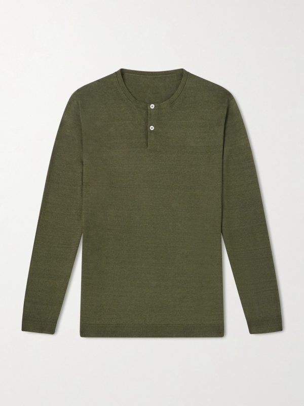 Linen Henley T-Shirt Linen Henley T-Shirt
