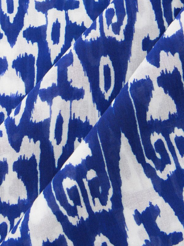 Printed Cotton-Voile Scarf - CU Printed Cotton-Voile Scarf - CU
