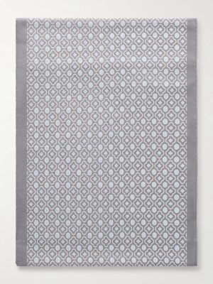 Printed Cotton-Voile Scarf Printed Cotton-Voile Scarf