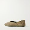 + George Cortina Calf Hair Slipper - BK