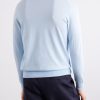 Knitted Sea Island Cotton Sweater - BK Knitted Sea Island Cotton Sweater - BK