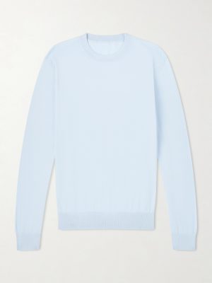 Knitted Sea Island Cotton Sweater Knitted Sea Island Cotton Sweater