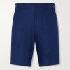 Straight-Leg Linen Shorts Straight-Leg Linen Shorts
