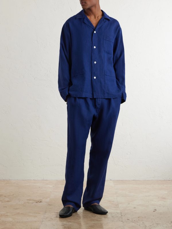 Linen Pyjama Set - OU Linen Pyjama Set - OU
