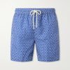 Straight-Leg Printed Swim Shorts Straight-Leg Printed Swim Shorts