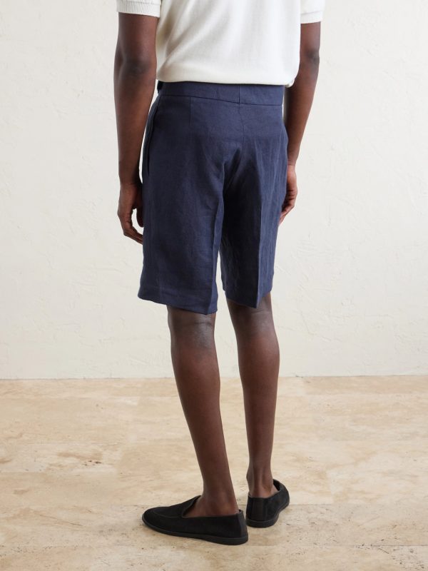 Gurkha Straight-Leg Wool-Blend Shorts - BK Gurkha Straight-Leg Wool-Blend Shorts - BK