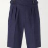 Gurkha Straight-Leg Wool-Blend Shorts Gurkha Straight-Leg Wool-Blend Shorts