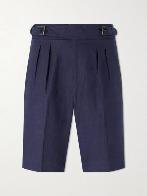 Gurkha Straight-Leg Wool-Blend Shorts Gurkha Straight-Leg Wool-Blend Shorts