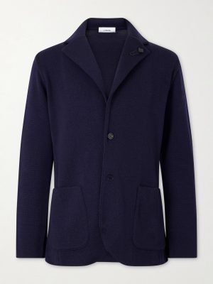 Knitted Virgin Wool Blazer