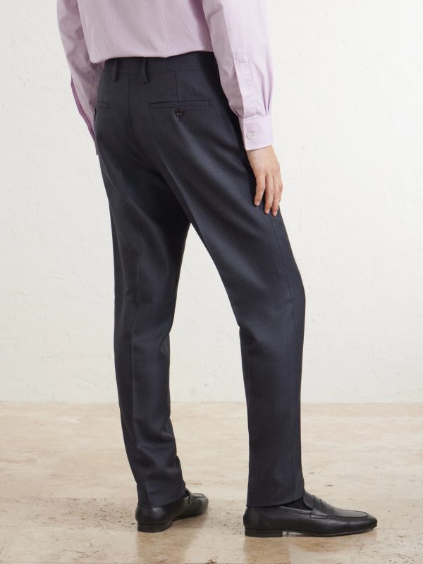 Straight-Leg Wool Suit Trousers - BK