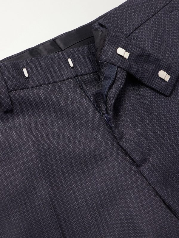 Straight-Leg Wool Suit Trousers - E1