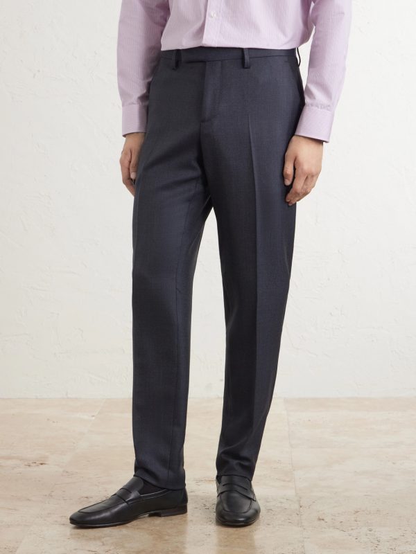 Straight-Leg Wool Suit Trousers - FR