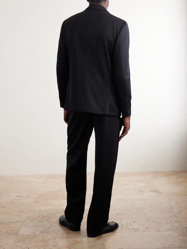 Wool-Gabardine Suit Jacket - BK