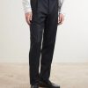 Straight-Leg Wool and Cashmere-Blend Flannel Trousers - FR Straight-Leg Wool and Cashmere-Blend Flannel Trousers - FR