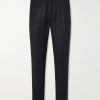 Straight-Leg Wool and Cashmere-Blend Flannel Trousers Straight-Leg Wool and Cashmere-Blend Flannel Trousers