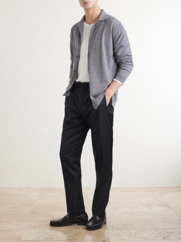 Straight-Leg Wool and Cashmere-Blend Flannel Trousers - OU Straight-Leg Wool and Cashmere-Blend Flannel Trousers - OU