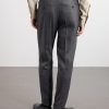 Straight-Leg Wool Suit Trousers - BK