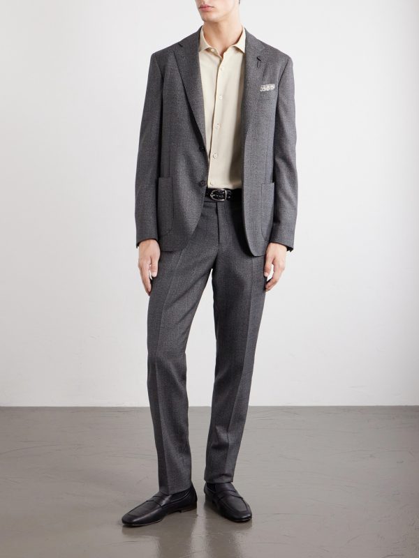 Straight-Leg Wool Suit Trousers - OU