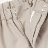 Straight-Leg Stretch-Wool Flannel Trousers - E1