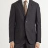 Prince of Wales Checked Wool Suit Jacket - FR
