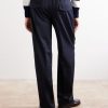 Straight-Leg Woven Trousers - BK Straight-Leg Woven Trousers - BK