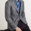 Prince Of Wales Checked Wool, Silk and Cashmere-Blend Blazer - CU
