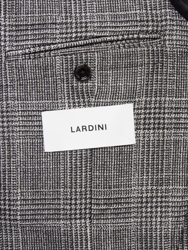 Prince Of Wales Checked Wool, Silk and Cashmere-Blend Blazer - E2