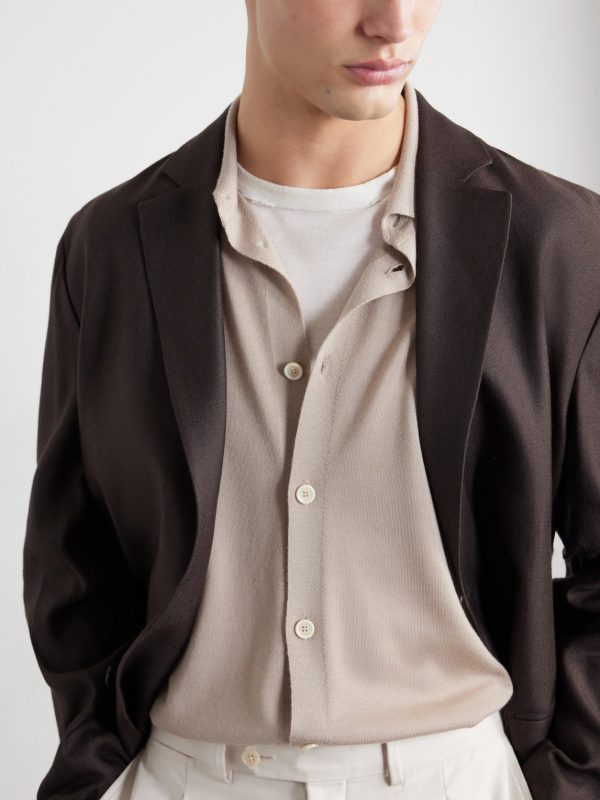 Virgin Wool Polo Shirt - CU Virgin Wool Polo Shirt - CU