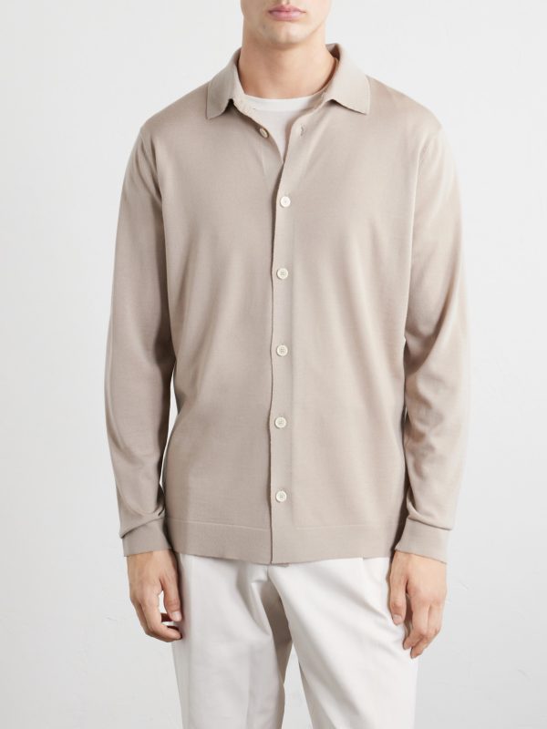 Virgin Wool Polo Shirt - FR Virgin Wool Polo Shirt - FR