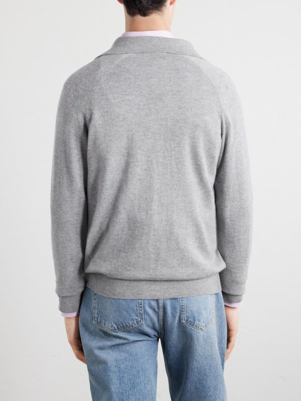 Wool and Cashmere-Blend Polo Shirt - BK