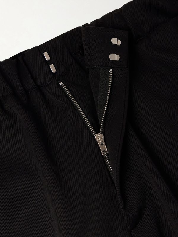 Mid-rise Straight-Leg Wool-Twill Suit Trousers - E1 Mid-rise Straight-Leg Wool-Twill Suit Trousers - E1
