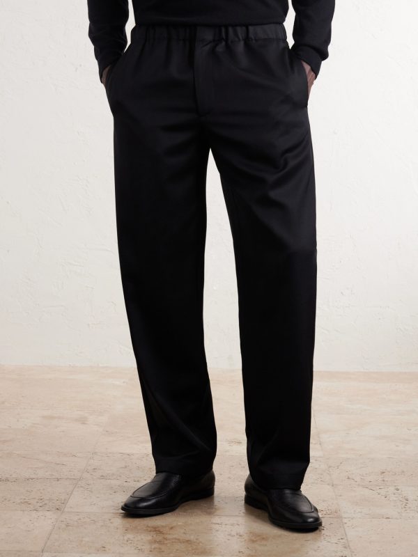 Mid-rise Straight-Leg Wool-Twill Suit Trousers - FR Mid-rise Straight-Leg Wool-Twill Suit Trousers - FR