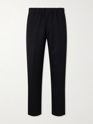 Mid-rise Straight-Leg Wool-Twill Suit Trousers
