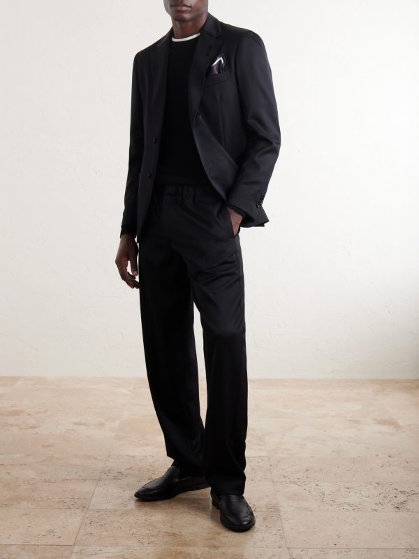 Mid-rise Straight-Leg Wool-Twill Suit Trousers - OU Mid-rise Straight-Leg Wool-Twill Suit Trousers - OU