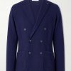 Double-Breasted Knitted Virgin Wool Blazer Double-Breasted Knitted Virgin Wool Blazer