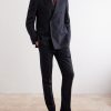 Double-Breasted Pintriped Wool Suit Jacket - OU